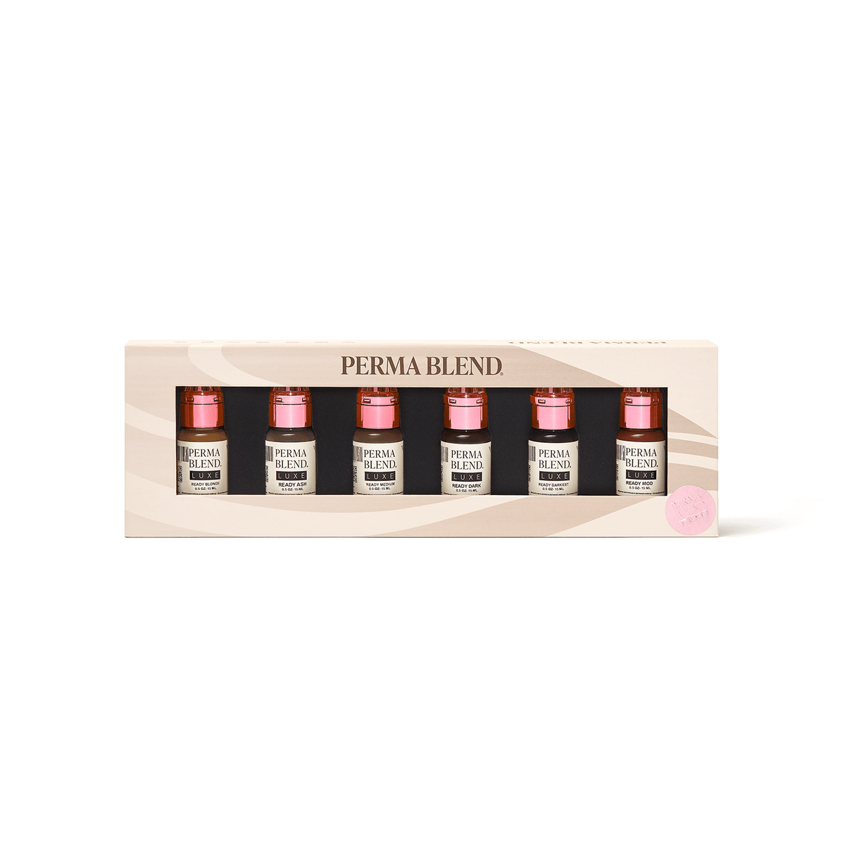 Perma Blend Luxe PMU Ink - Ready Set, Go Pre - Modified Set 6x15ml - The Perma