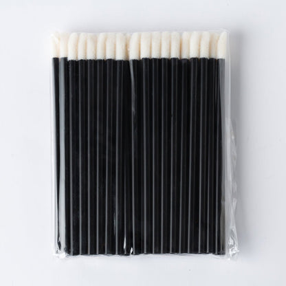 POPU Disposable Lip Brush 50pcs – Black