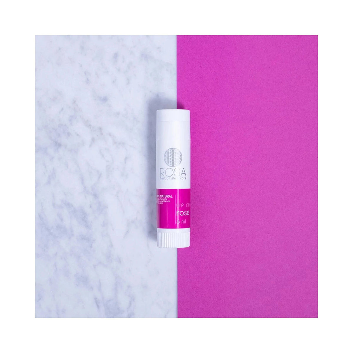 Rosa Herbal Lip Care Stick, 6 ml - The Perma